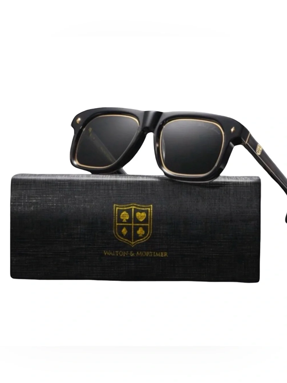 Premium Black and Gold Men’s Sunglasses - Designer Style